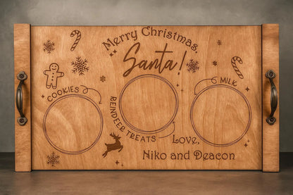 Personalized Santa Trays