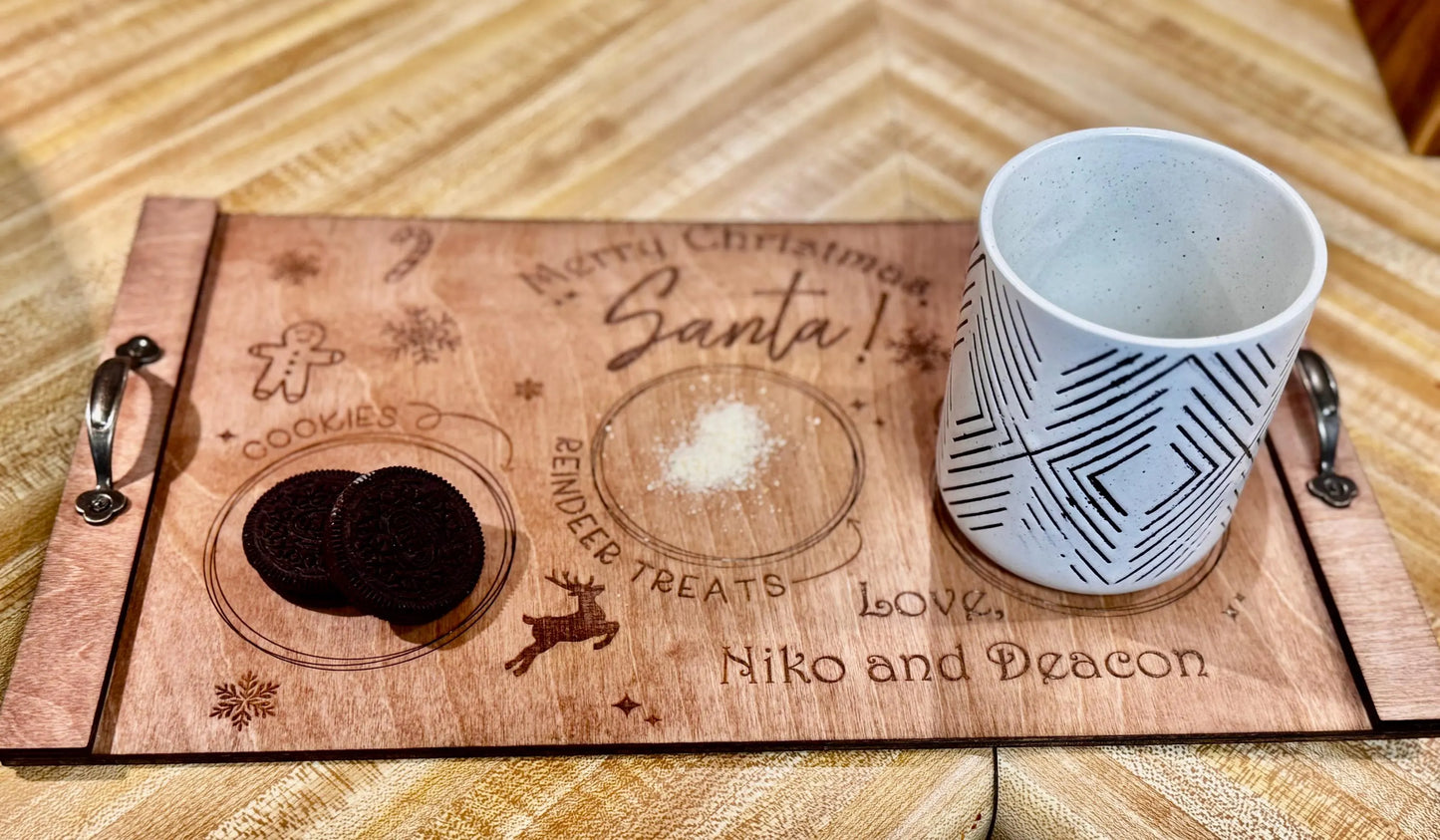 Personalized Santa Trays