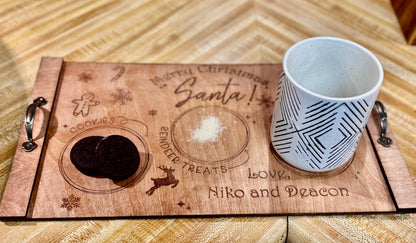 Personalized Santa Trays