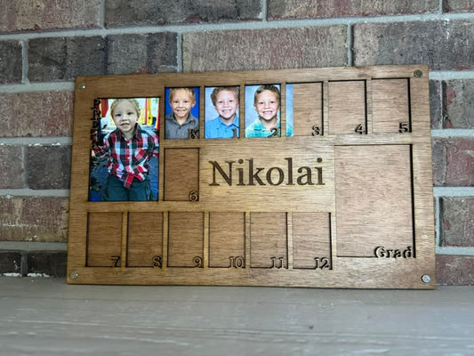 School Years Photo Frame – Personalized Keepsake