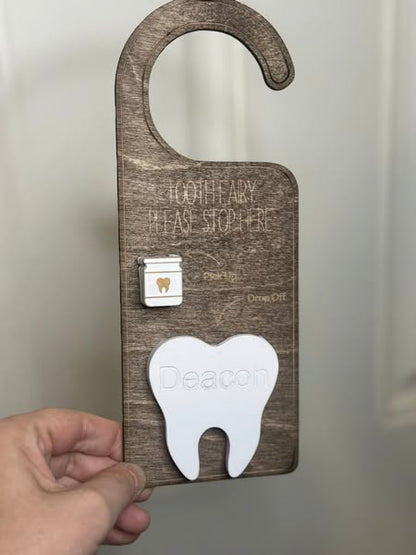 ✨ Tooth Fairy Door Hanger – Personalized Magic for Kids ✨